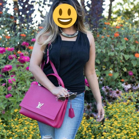 Louis Vuitton Lockme II Bag; Designer Louis Vuitton Lockme II Bag In Gently Used - Picture 4 of 16